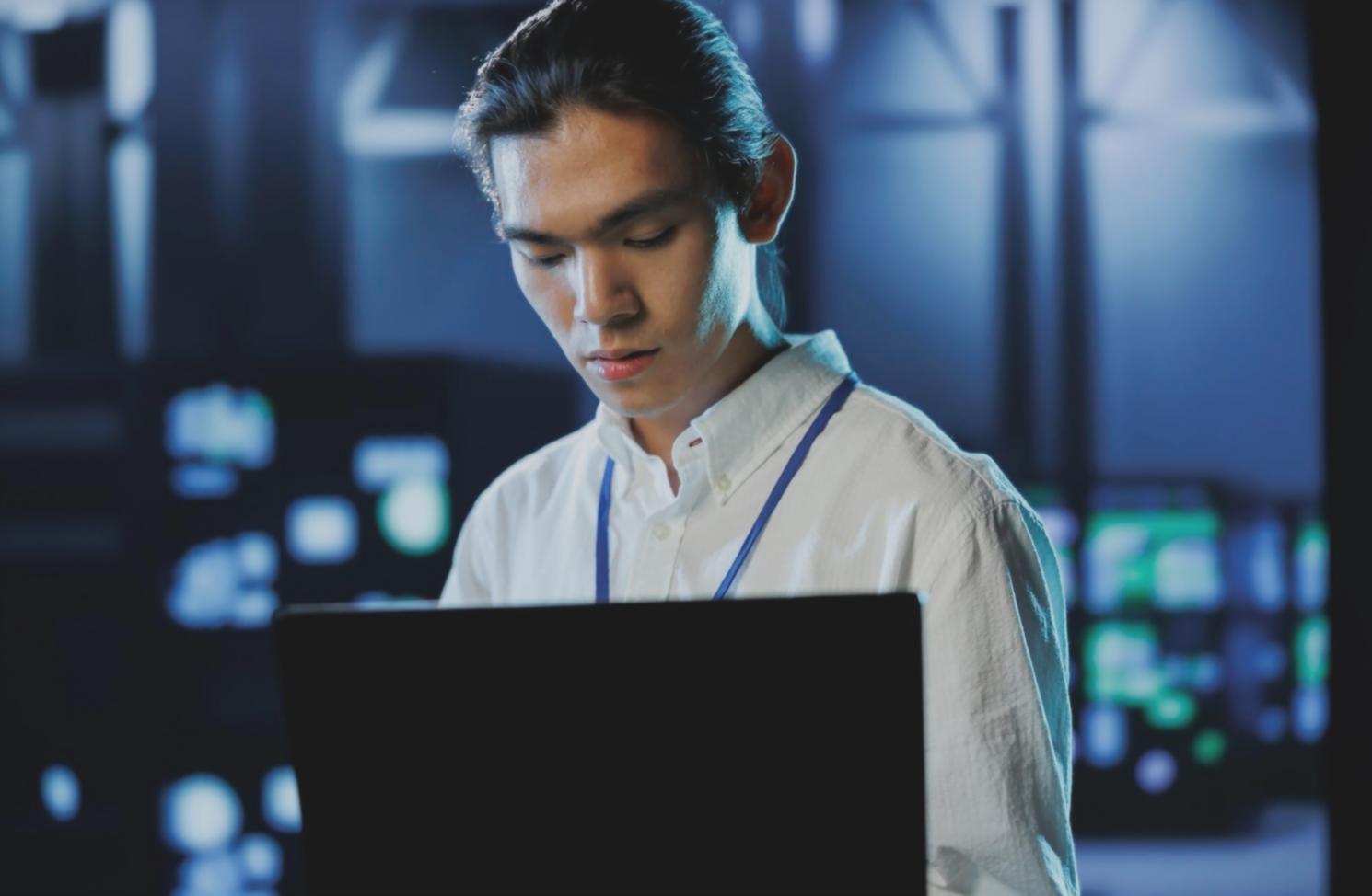 Mobile app development team working on updates and maintenance